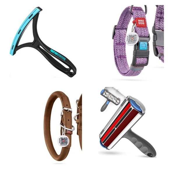 Brand new Bundle of Dog Collars and Pet Hair cleaner - Picture 1 of 8